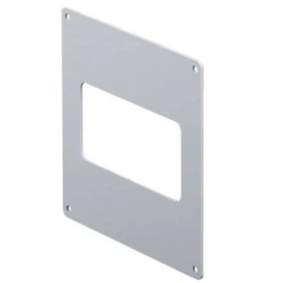 Image of Rectangular Channel Wall Plate 75mm x 150mm Ducting Pipe Tube Collar KP75 27