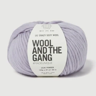 Image of Wool and the Gang, Lil&#039; Crazy Sexy Wool, Lilac Powder, 100g, Chunky
