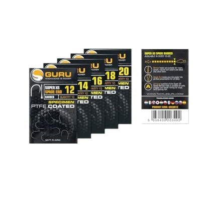 Image of Guru Super XS Spade Barbed 18 Coarse hooks