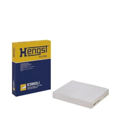 Image of 2197039, 2365663, 2509180, 2586463, ALC5123 Pollen Filter HENGST E3992LI 224mm 276mm 40mm FORD: Mondeo 5, Galaxy Mk3 MPV
