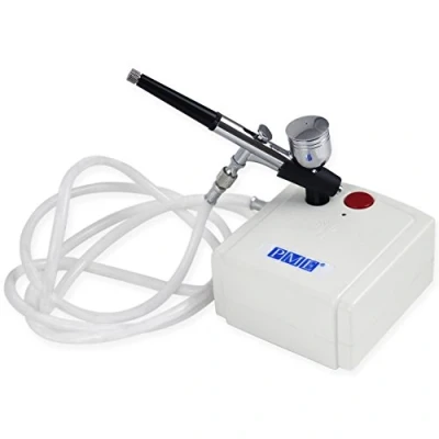 Image of PME AB132 Airbrush &amp; Compressor Kit for Cake Craft and Decorating White 10 x 5 cm