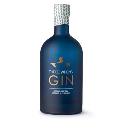 Image of Three Wrens Gin Original Dry 70cl (ABV 42% Alcohol) Premium Small Batch London Gin, Made with Fresh Juniper Berries, Lemon Balm, Magnolia &amp; Apple Mint, Saffron and Vanilla Botanicals