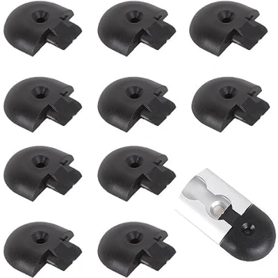 Image of Oldbones L Track End Caps,L Caps,Motorcycle Tie Down Rail Recessed Caps for transport Round(10PCS)