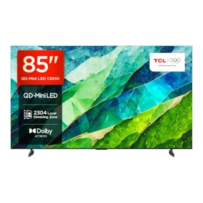 Image of TCL 85C855K 85 inch QLED Mini LED TV, PRO, 4K HDR Premium 3500nits, Smart TV Powered by Google (Dolby Vision &amp; Atmos, Onkyo 2.2.2 sound system, 144Hz Motion Clarity Pro)