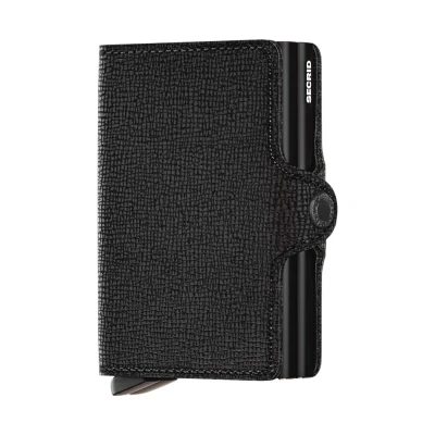 Image of Secrid Unisex Twin Envelope Travel Accessory Card Holder, Black