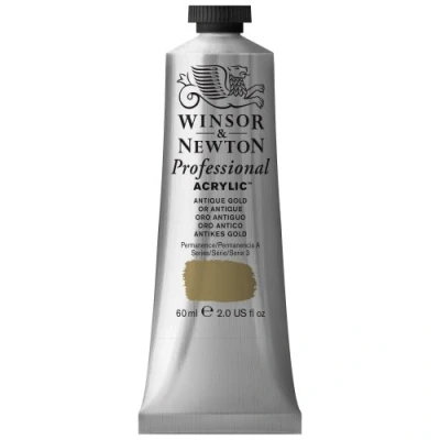 Image of Winsor &amp; Newton 60 ml Professional Acrylic Colour Antique Gold