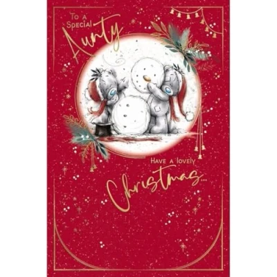 Image of Me To You Bear Special Aunty Christmas Card