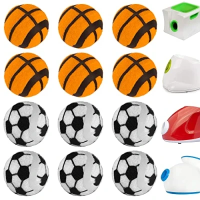 Image of NICERINC PET X Small Dog Tennis Balls Toys Ball 1.5&quot; Pack of 12, Fit Launchers