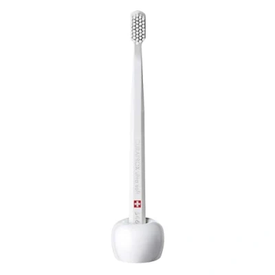 Image of Curaprox toothbrush holder, ceramic foot, white, 1 piece