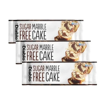 Image of Diablo Sugar Free Marble Cake, 400g (Pack Of 3)