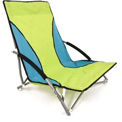 Image of Unibos Folding Low Camping Chair Lightweight Foldable Portable Garden Beach Seat