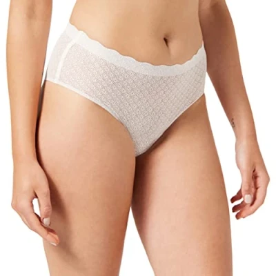 Image of 1 Pack Angora Zero Feel Seamfree Lace High Waist Briefs Ladies Extra Small Sloggi