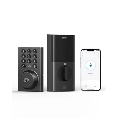 Image of eufy Smart Lock C30, Keyless Entry Door Lock, Built in WiFi Deadbolt, for Front Door, No Bridge Required, Easy Installation, App Remote Control, Auto