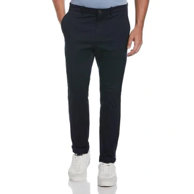 Image of Original Penguin Men&#039;s Chino Trousers, Recycled Cotton Stretch Twill Chino, Regular Fit, 30W, 30L, Dark Sapphire