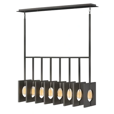 Image of Lisa McDennon by Hinkley Ludlow 8 Light Pendant Brushed Graphite