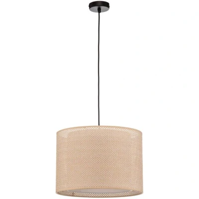 Image of Lindby pendant light Soula, Ø 26 cm, beige, plastic, E27