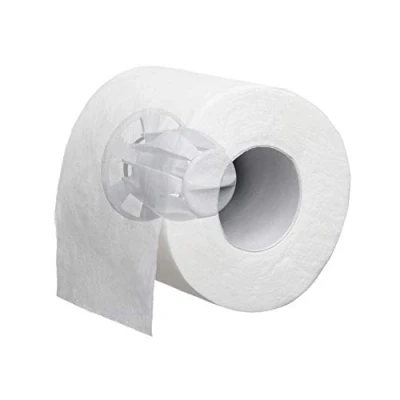 Image of TATAY Hidden Toilet Roll Holder, 6 x 9.7 cm, Plastic, White