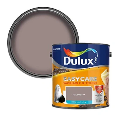 Image of Dulux Easycare Washable &amp; Tough Matt Emulsion Paint Heart Wood 2.5L