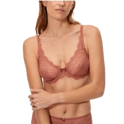 Image of Playtex Bra Woman Flower Elegance Underwire x1, Brown, 34C