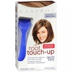 Image of THREE PACKS of Clairol Nice n Easy Root Touch Up Dark Brown 4
