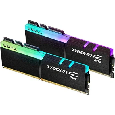 Image of G.SKILL 64GB DDR4 TridentZ RGB 3200Mhz PC4 25600 CL16 1.35V Dual Channel Kit (2x32GB) for Intel Z270