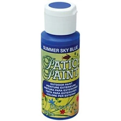 Image of DecoArt Outdoor Acylic Paint, Acrylic, Summer Sky Blue, 59ML
