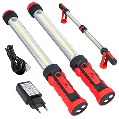 Image of Maclean MCE230 Workshop LED Lamp COB XXL Joinable Lamps Two Lighting Modes Hanger Magnet