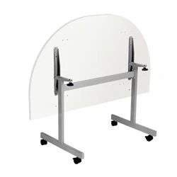 Image of Allegro Tilting Table 1400x700 Silver/White Ref OETT1470DENDSVWH