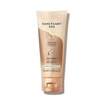 Image of Sanctuary Spa Heel Balm, No Mineral Oil, Cruelty Free and Vegan Shea Butter Foot Repair Cream, 75 ml