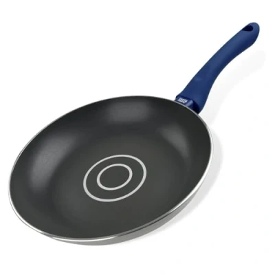 Image of Tasty Frying Pan 24cm, Non Stick with Oil Dosage System, Frypan, Saucepan for All Stoves, incl. Induction, Dishwasher Safe, Dimensions: Ø 24x5cm, Colour: Blue, Grey, Black, Light Grey