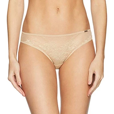 Image of Gossard Women&#039;s Glossies Lace Brief, Beige, S