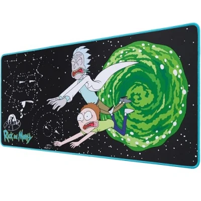 Image of Subsonic Rick &amp; Morty XXL Mouse Pad 90 mm x 40 Gift gaming desk mat under official licence