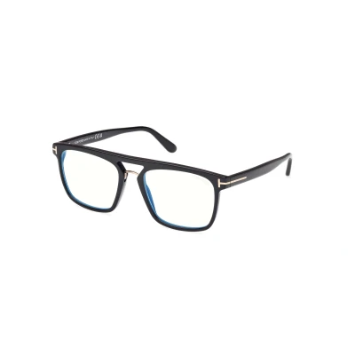 Image of TOM FORD Man FT5942 B 001 Vista frames Plastic Black Squat Normal
