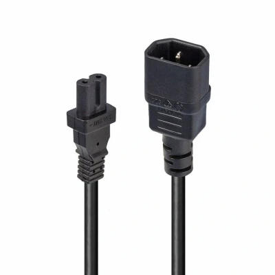 Image of LINDY 2m IEC C14 to C7 / Figure 8 Extension Power Cable, Black