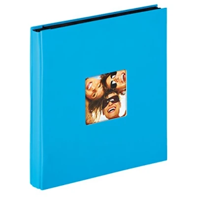 Image of walther Design Photo Album Ocean Blue 400 Photos 10x15 cm Stock with Cover Punching, Fun EA 110 U