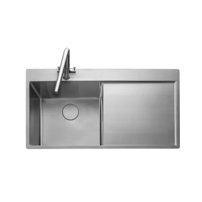 Image of Rangemaster CSM9601R/ Cosmo 960500 1.0B RHD S/S Sink, Stainless
