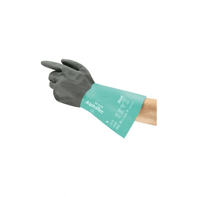 Image of Ansell Alphatec 58 535B Glove Green/Black XL