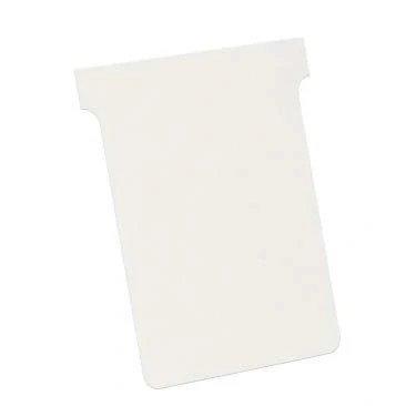 Image of Nobo A50 Size 2 T Cards White (Pack of 100)