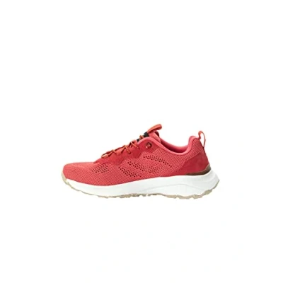 Image of Jack Wolfskin Women&#039;s Dromoventure Knit Low W Walking Shoe, Faded Rose, 8.5 UK