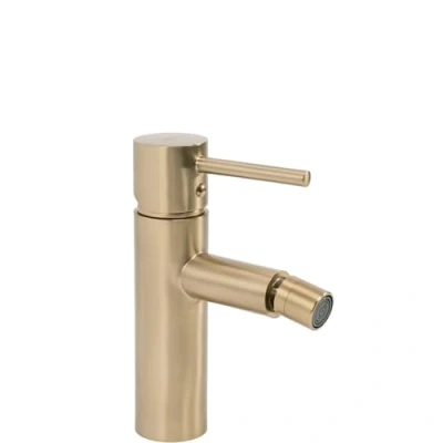 Image of REA 5902557391752 Gold Toilet Bidet tap Tess Brushed B7010