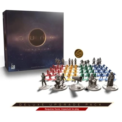 Image of Direwolf Dune: Imperium: Deluxe Upgrade Pack Board Game Ages 14+ 1 4 Players 60 120 Minutes Playing Time