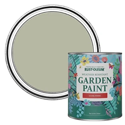 Image of Rust Oleum Brown Mould Resistant Garden Paint In Gloss Finish Tanglewood 750ml Fence Paint, Shed