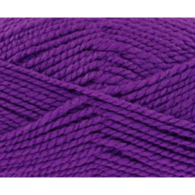 Image of King Cole Big Value Chunky Knitting Yarn 100% Acrylic Wool 100g Ball (Purple 3105)