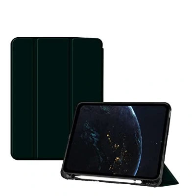 Image of BXGH iPad 10.2 Case 9th Generation 2021/ 8th 2020/ 7th 2019 Case, Slim Stand Hard Back Shell Protective Smart Cover for Zoll Schwarz
