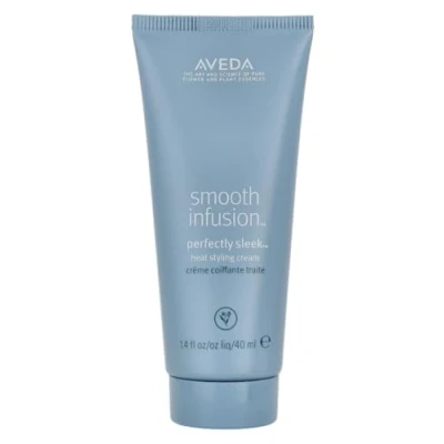 Image of AVEDA Smooth Infusion Perfectly Sleek Heat Styling Cream Travel Size, 40 ml
