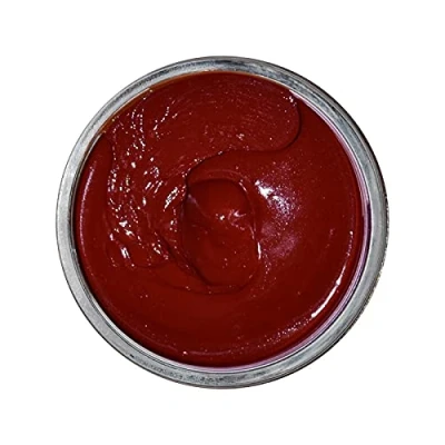 Image of Famaco 50ml Red Campari Carmin Leather Deluxe Cream Polish for Boot and Shoe with Application Brush Nourish Protector Kit Boots Shoes