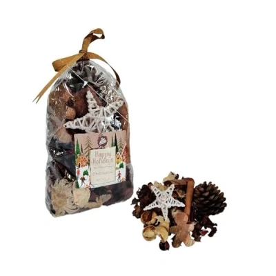 Image of Pan Aroma Gingerbread Christmas Pot Pourri Happy Holidays Scented Botanicals 250g Bag