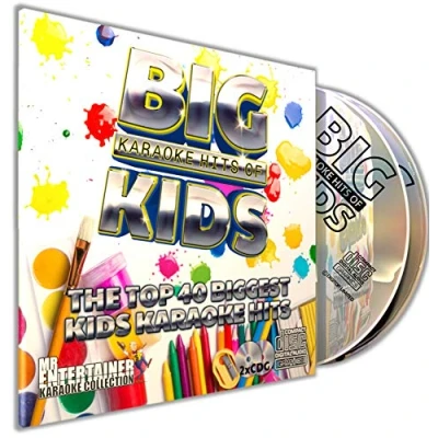 Image of KIDS KARAOKE CD+G (CDG) Disc Pack. 40 Best Children&#039;s Songs Ever. Mr Entertainer Big Hits. Disney, Baby Shark, Greatest Showman and more...