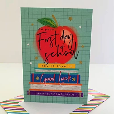 Image of Rachel Ellen First Day Of School Good Luck Card Apple Books