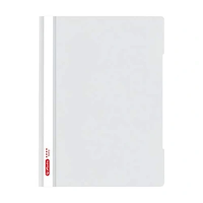 Image of A4 Quality File Folder Polypropylene with Transparent Front Cover Grey Pack of 10